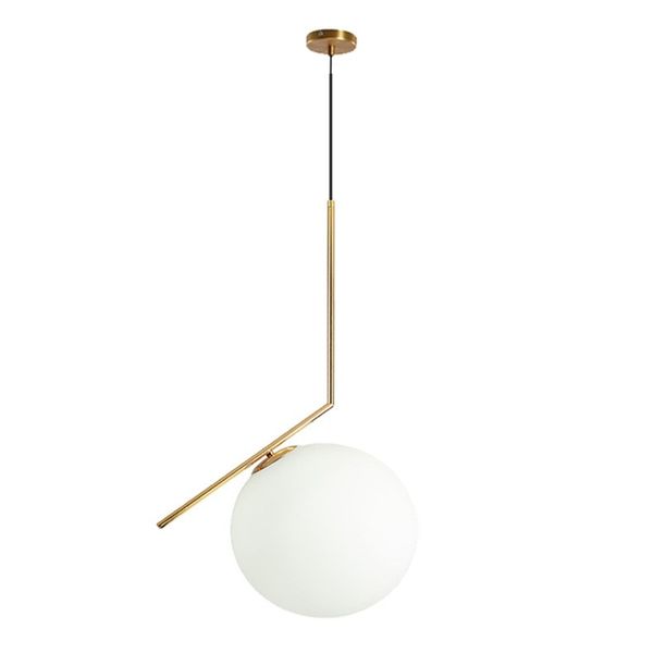 MrUL-Modern Pendant Lights Frost Glass Gold (55 x 2 Pieces)