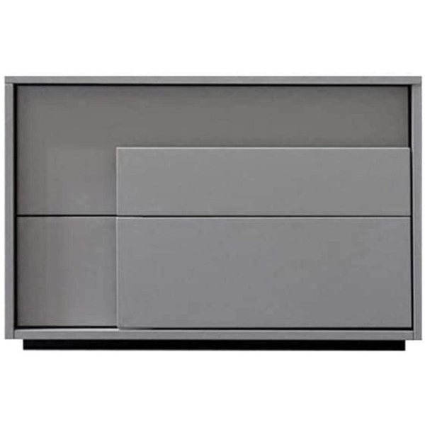 Lifestyle Gale Gloss Pedestal with 2 Drawers