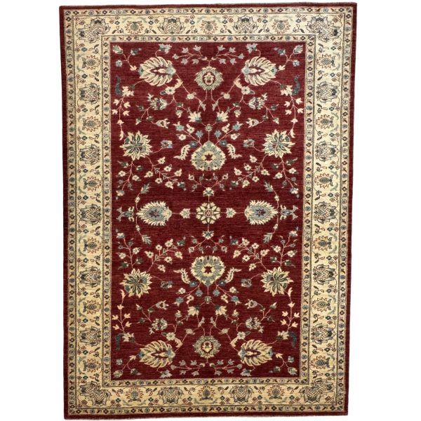 Hand Knotted Afghan Woolen Chobi Area Rug