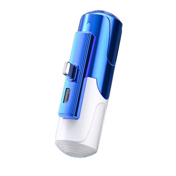 Portable Mini Capsule Power Bank For iPhone 3300 mAh Emergency Power
