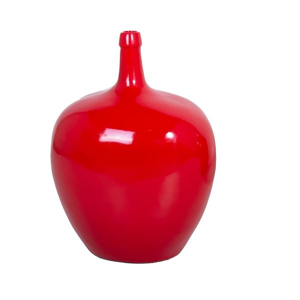 Sculptural Fibreglass Pot - Apple/Cherry Shape Home Decor Ornament