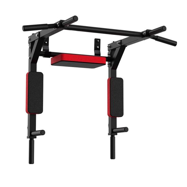 Wall-Mounted Pull-Up Bar with Dip Station - Home Gym for Strength Training