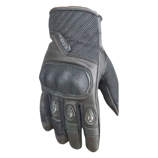 Seca Sc1103 Black Gloves - Black / Grey - S