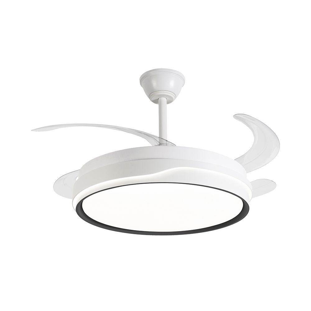 Remote Control Modern Luxury Quiet Auto Folding Invisible Ceiling Fan