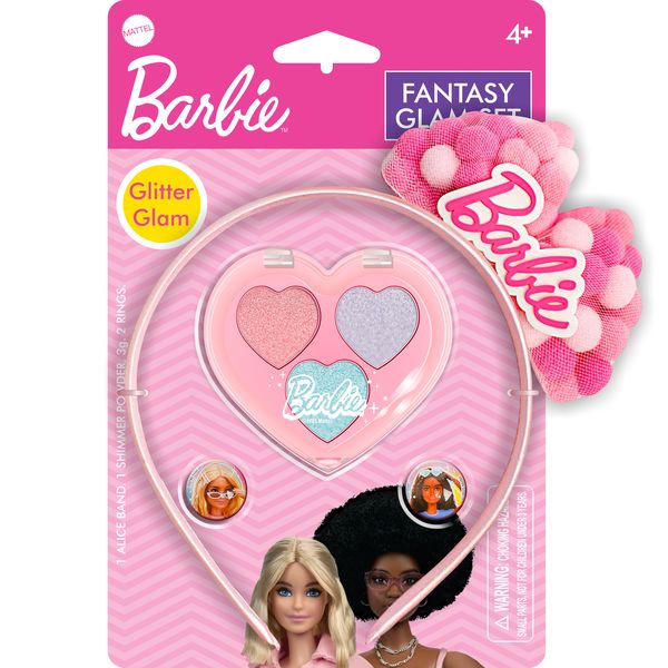 BARBIE by MATTEL Official Licensed Fantasy Glam Set-Beauty Play for Tweens