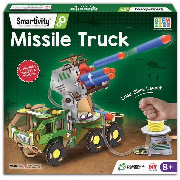 Smartivity Missile Launcher Truck Construction Toy