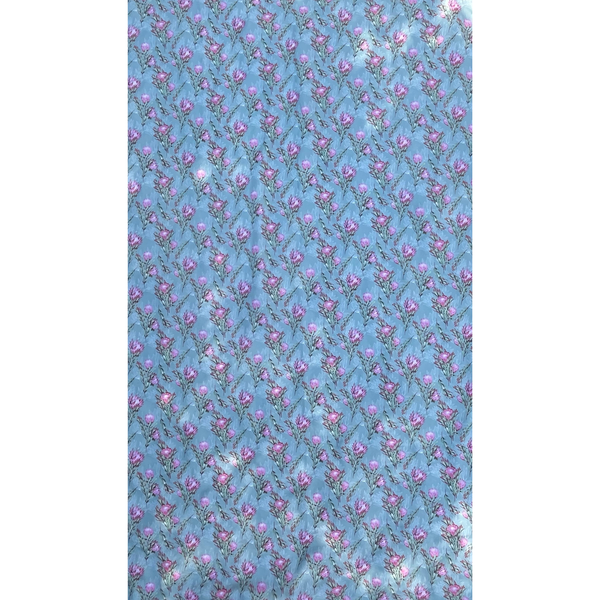 Light grey Meadow Protea Tablecloth - 150 x 250cm - 6-8 Seater