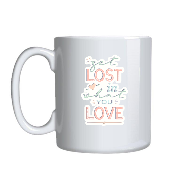 Get lost Motivational Mugs for Women Trendy Graphic Cup Design Present 009