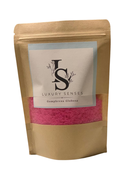 Luxury Senses Gomphrena Globosa Bath Salts