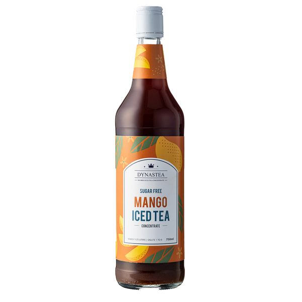 Dynastea Mango Sugar Free Ice Tea | 750ml Juice Cordial Drink Zero