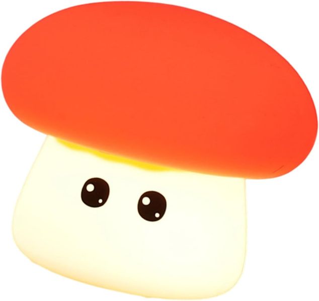 Kids Friendly Eye Protections Mushroom Night Light Rechargeable Dimmable