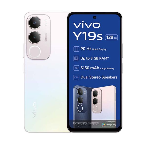 Vivo Y19s 4G Dual Sim 128GB - Silver