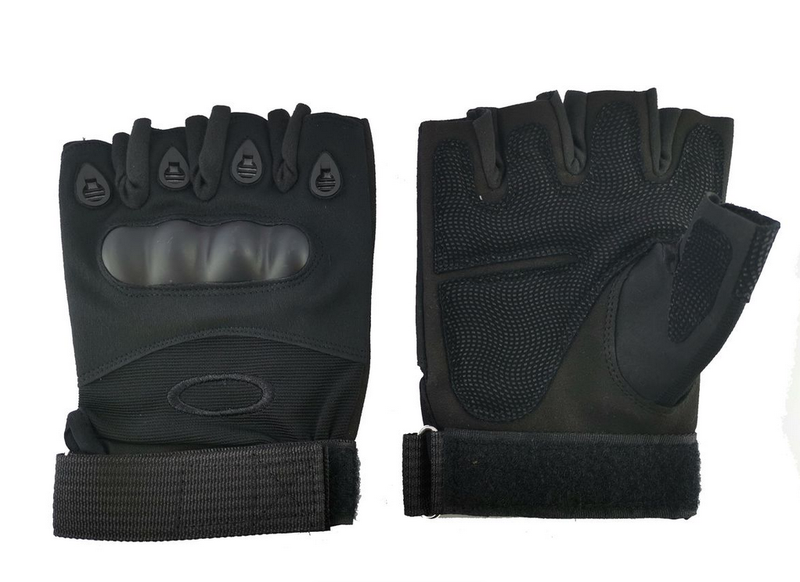 Tactical Gloves Half Fingers Black- JY-06