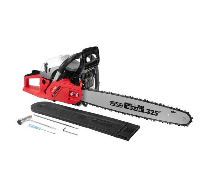 Ryobi CS6250 Petrol Chainsaw Black and Red 62 CC