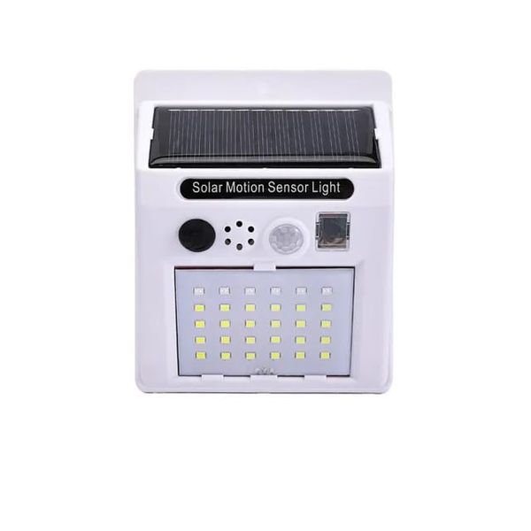 Outdoor Waterproof Wall Mounted Solar Alarm Light With Motion Sensor