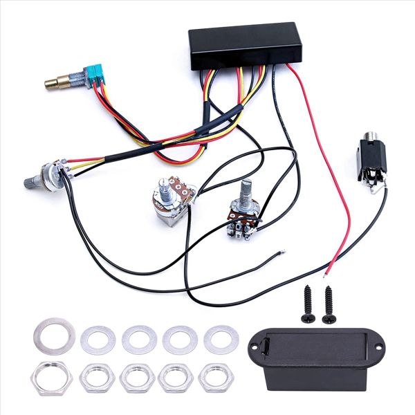 EQ-B21T Electric Guitar Bass Active Pickup Electric Guitar Bass Line Instru