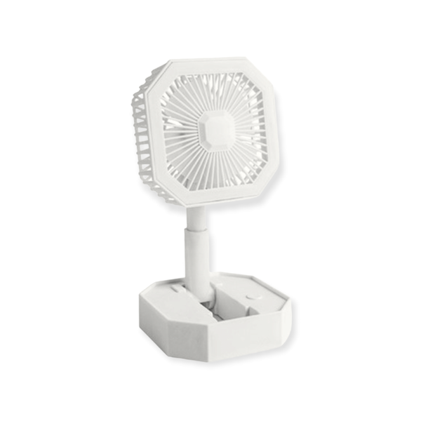 Retractable Folding Rechargeable Mini Fan- 2 Speed Wind