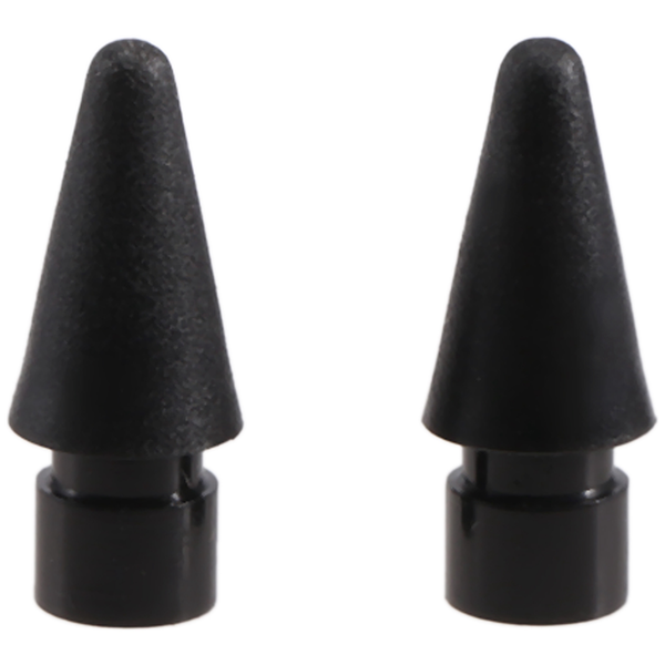 2 Pack Replacement Tip Compatible With Apple Pencil Nibs (Black)