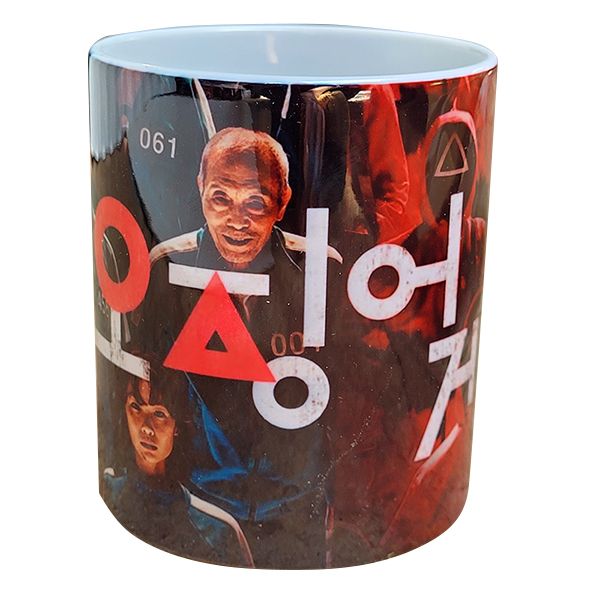 Squid Game 456 Symbols &amp; Characters - Comic Coffee Mug
