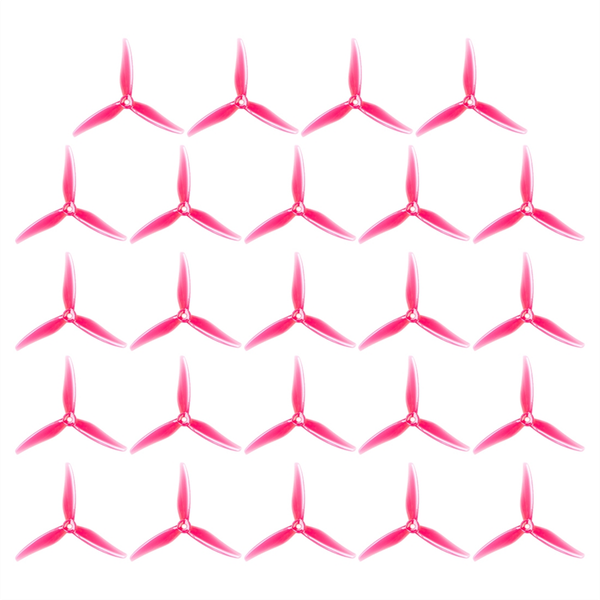 24PCS 51466 V2 FPV Propeller 5inch 3 Blade Propeller Pink