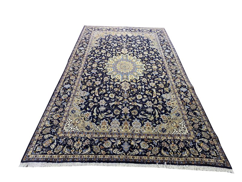 Top Persian Rugs Black-Brown Wool Floral 410 x 299 CM