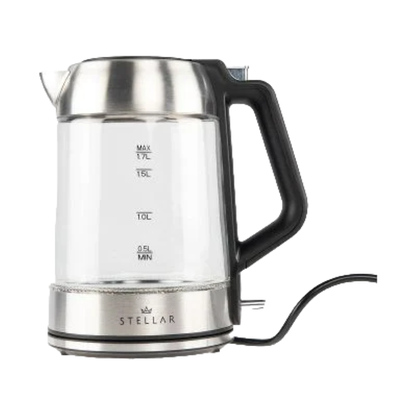 Stellar Cordless Glass Kettle 2200w 1.7l