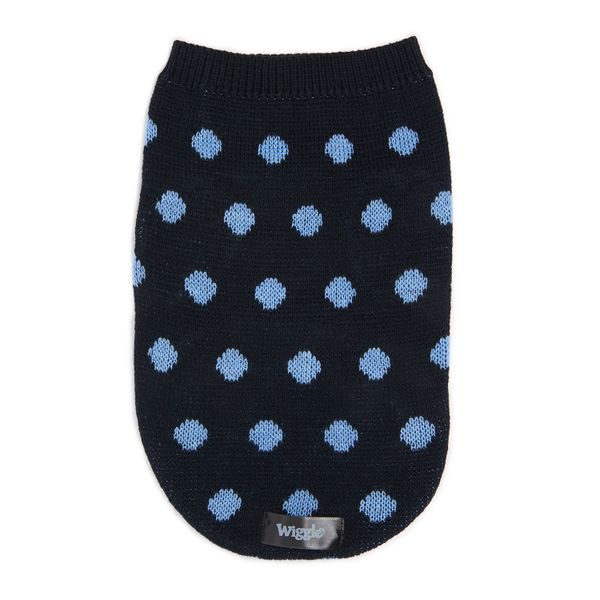 Wiggle Polka Dot Pullover Blue