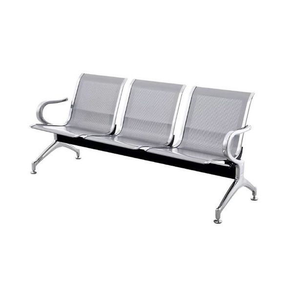 Modern 3-Seater Steel Waiting Room Office Bench GY-G03