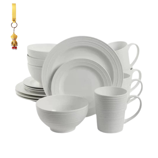 Dinnerware White Set - Set of 16