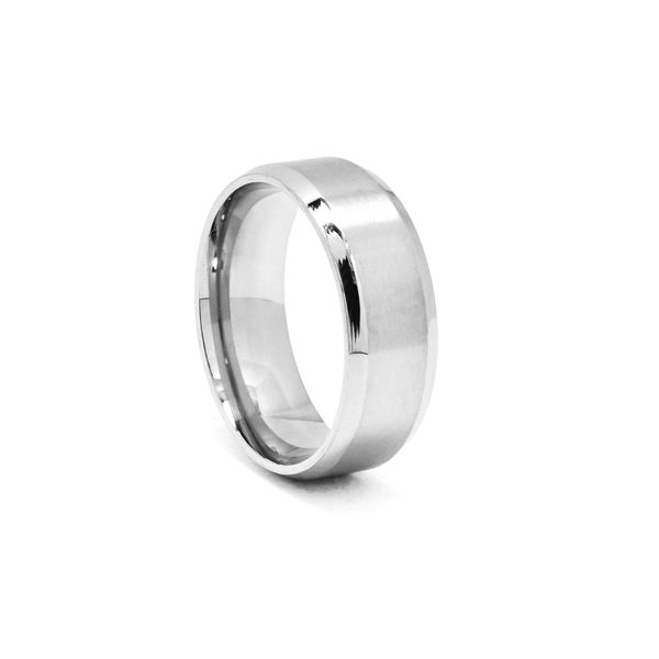 Xcalibur - Stainless Steel - 8mm Wide - Band Ring