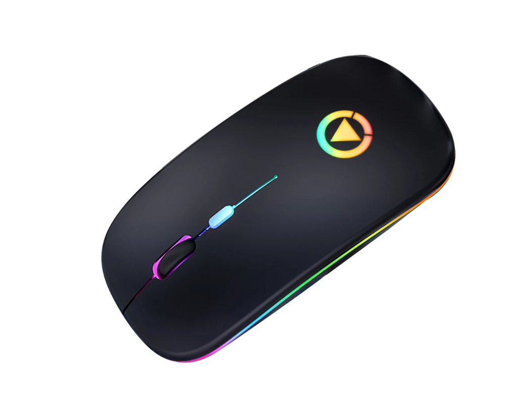 Colourful LED Soft Click Mouse, RGB 2.4Ghz Wireless Rechargeable | Shop ...