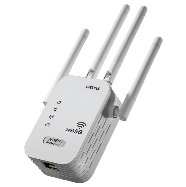1200Mbps Wireless WiFi Repeater with WAN/LAN Port Dual-Band 2.4GHz/5GHz