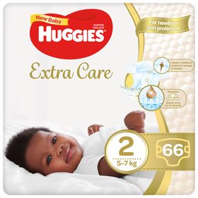 Huggies Extra Care Nappies Size 2 66s | Buy Online in South Africa