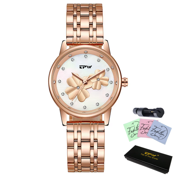 TPW - Elegant Analogue Fashion Watch for Women - Rose Gold