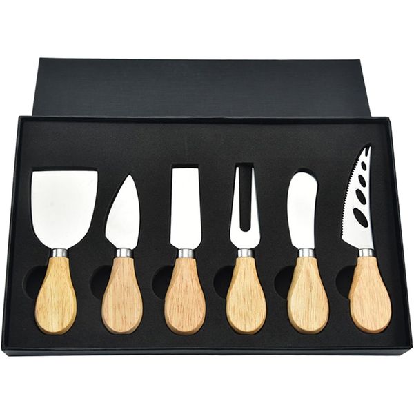 6 Pieces Cheese Knives Set