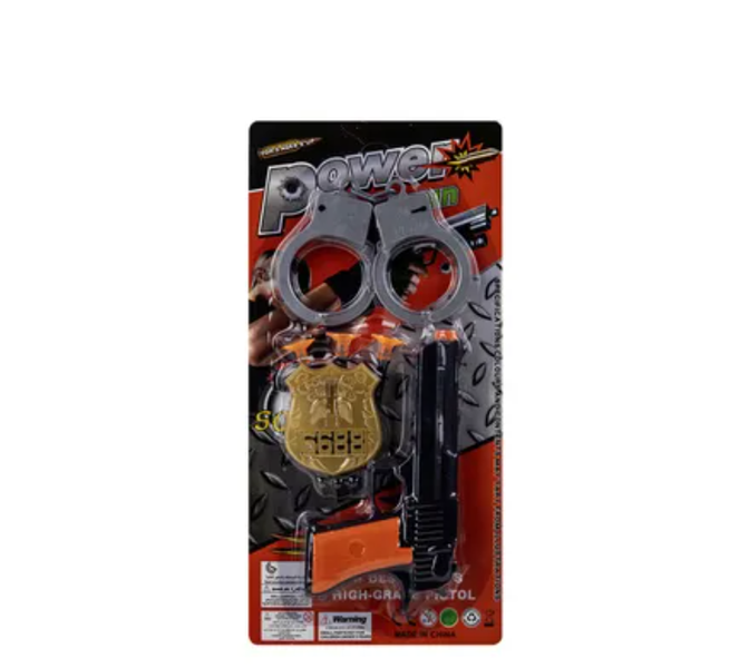 Kids Rubber Dart Gun and Cuffs and Suction Darts 6 Pieces x 5