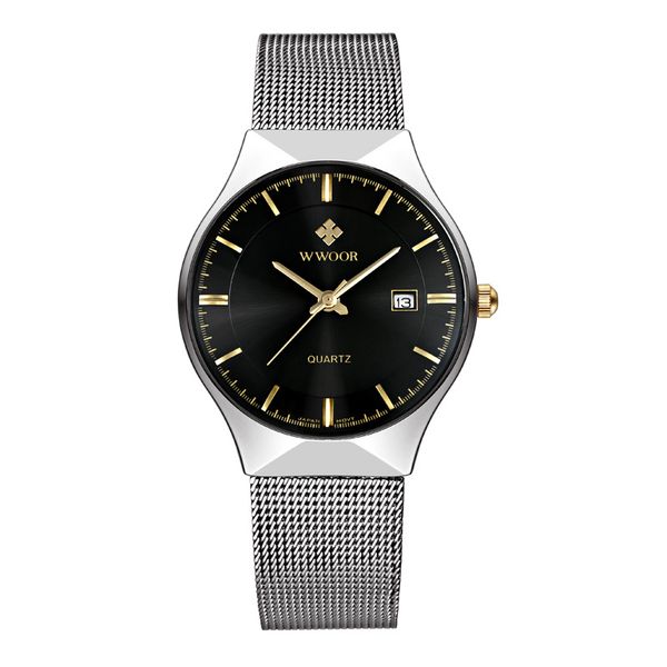 Grip Love 8016 Watch Men's Watch Mesh Band Calendar Waterproof Simpl