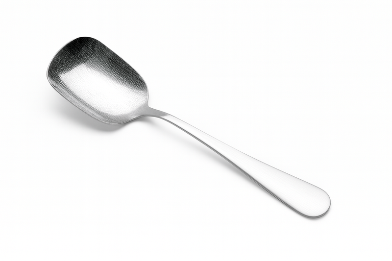 Stainless Steel Serving Spoon - Elegant Kitchen &amp; Dining Tool-21cm