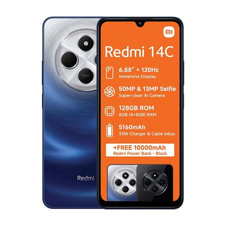 Xiaomi Redmi 14C Smartphone - Starry Blue (4GB RAM + 128GB