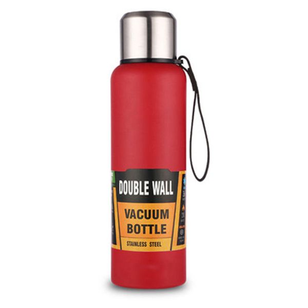 Double-Walled Stainless Steel Thermos with Cup - 700ml