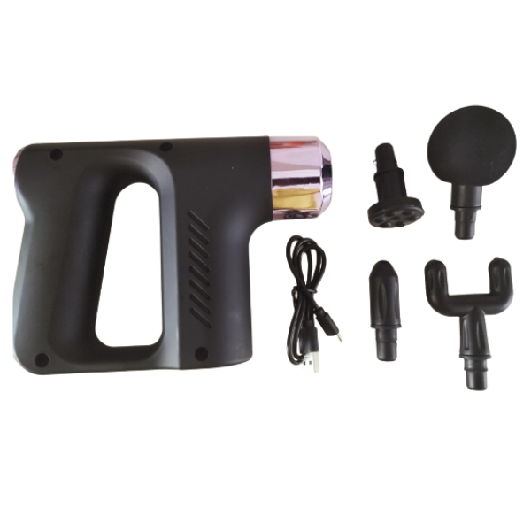Massage Gun with 4 Attachments - Deep Tissue Pain Relief