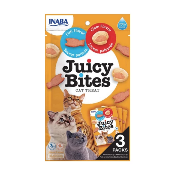 Juicy Bites - Clam &amp; Fish Flavour 60g