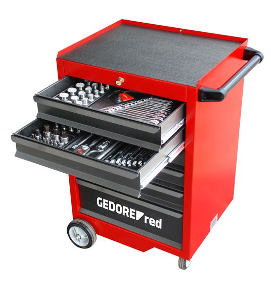 Gedore Red 218 Piece Tool Trolley