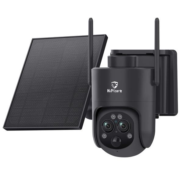 HiMost 6MP WiFi Outdoor 12x Hybrid Zoom (50m) Solar Security Camera
