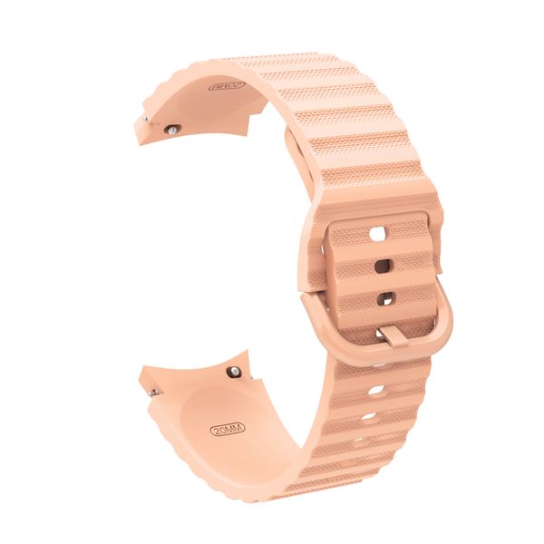 Weave Silicone Strap Compatible With Samsung Galaxy Watch 4/5/6/7 LightPink