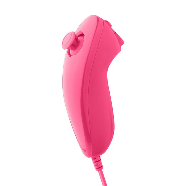 Pink Curved Controller Compatible with Wii