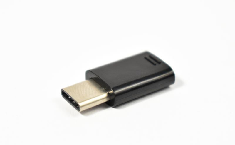Single USB Type-C to Micro USB Adaptor - Black