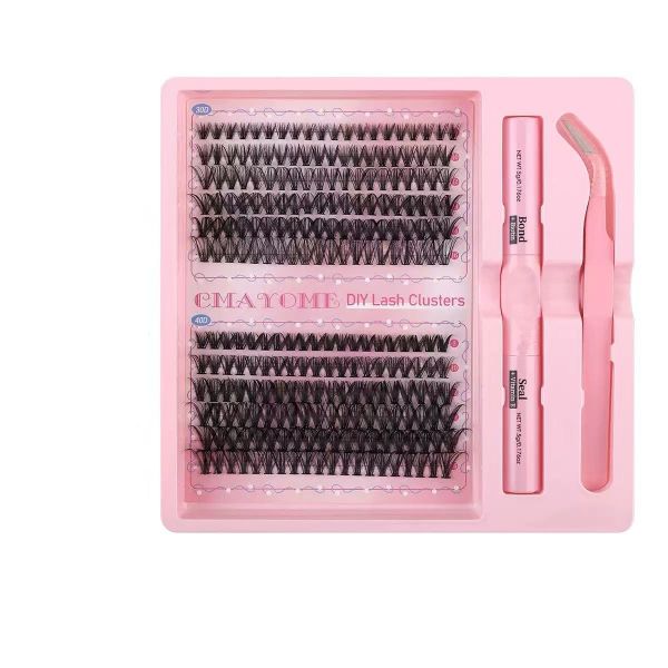 30D 40D Eyelash Extension DIY Kit 240 Lashes 8-16mm Single Lashes