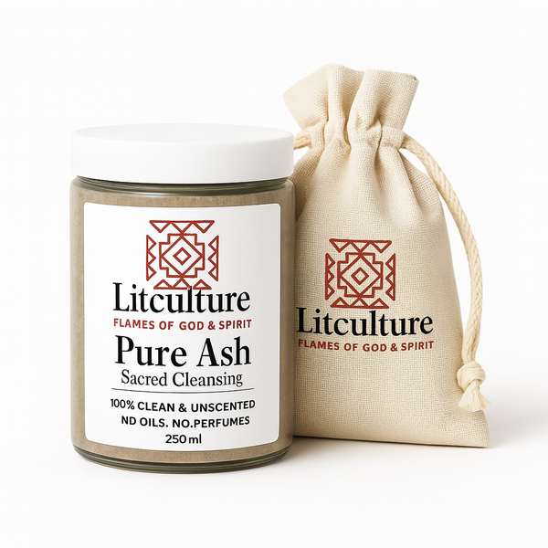 250ML Litculture Pure Wood Ash - 100% Clean &amp; Unscented |Sacred Cleansing