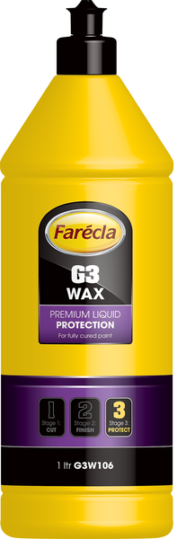 Farecla G3 Wax - Premium Liquid Car Protection High Gloss Finish Car Wax